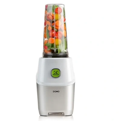 Imagen de Domo DO700BL Batidora de vaso 0.53L 1000W Metálico, Color blanco Licuadora (Batidora vaso, 0,53 L, blanco, 17215 RPM, 25825 1000 W)