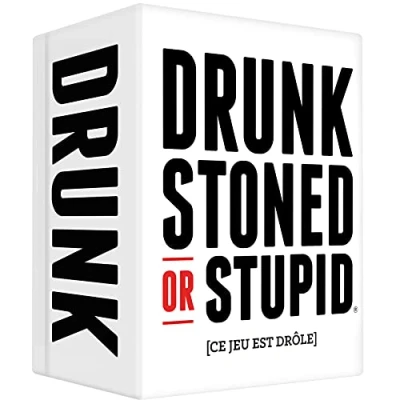 Imagen de Asmodee Drunk Stoned or Stupid Juego de Ambiente para Adultos Desafíos Divertidos: Accusa, Defender, Juzgar Noches con Amigos Cartas Divertidas 4+ Jugadores 20