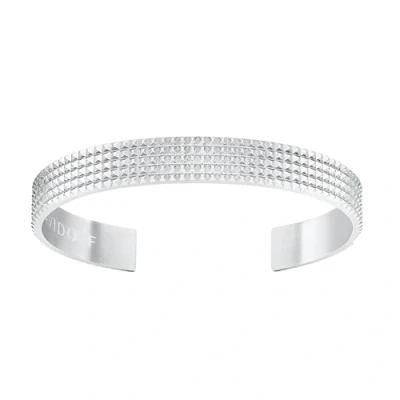Imagen de DAVIDOFF PARIS Bangle Brazalete para hombre con motivo Clous de pulsera acero inoxidable moderna pieza joyería M