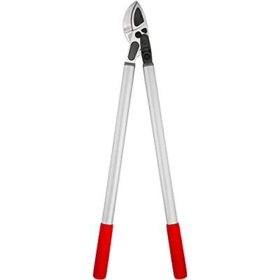 Imagen de FELCO 231 tijeras de podar a dos manos (tijeras jardín 80 cm longitud, cabezal corte tracción, 40 mm ø, con yunque curvado, peso 1,15 kg)