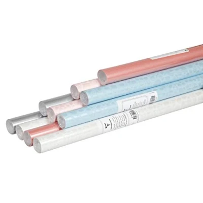 Imagen de Clairefontaine 211422AMZC Caja de 10 rollos papel regalo Kraft irisado, 2 m x 70 cm, 60 g, diseños surtidos