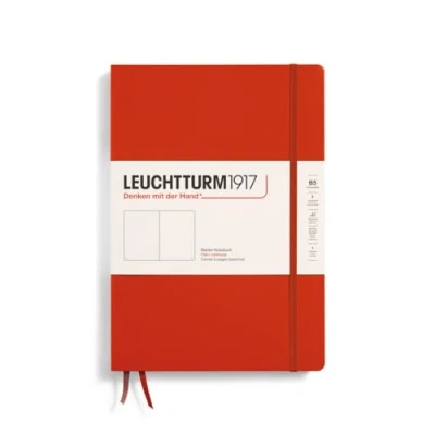 Imagen de LEUCHTTURM1917 370275 Libreta Composition (B5) 178 x 254 mm, Tapa Dura, 219 páginas numeradas, Fox Red, Lisa