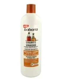 Imagen de Champú con extracto de vinagre y aceite árbol te BABARIA 600 ml.