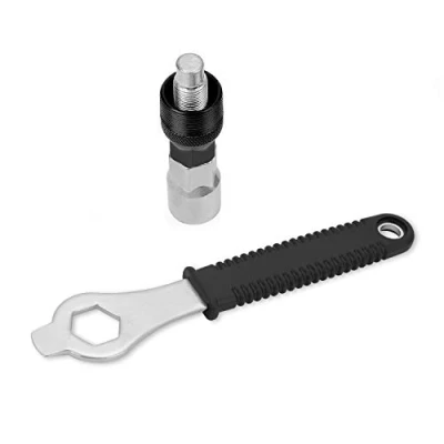Imagen de QKURT Herramienta de extracción manivela para Bicicleta, Juego Extractor con Llave Inglesa 16 mm extractora Bicicleta