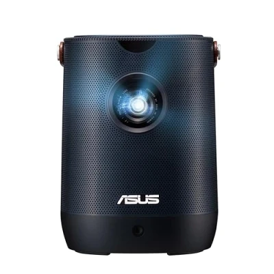 Imagen de ASUS ZenBeam L2 Proyector LED portátil Inteligente 960 lúmenes LED, 1080p, Google Android 12 TV, Sonido de Harman Kardon, Altavoz 10 W, batería integrada, Light Wall