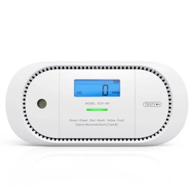 Imagen de X Sense Detector de monóxido Carbono inalámbrico interconectado, Alarma co alimentada por batería reemplazable con Memoria Valor Pico, Cumple el estándar EN 50291, XC01 WR, 1 Pieza