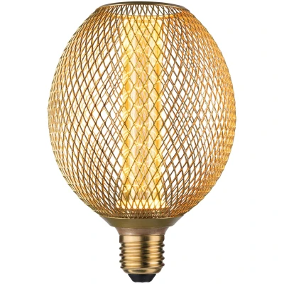 Imagen de Paulmann Globe LED MetallicGlow Espiral E27 latón