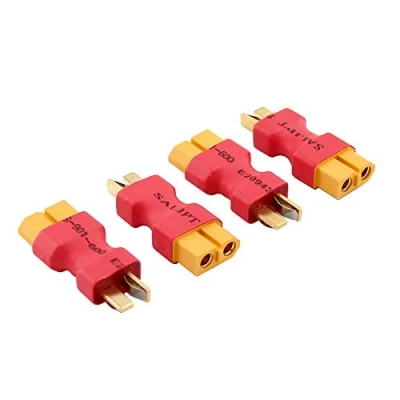Imagen de OliRC 4 Piezas Sin Conector Cables: XT60 XT 60 Hembra a Deans Style T Plug Macho Adaptador(C13 4)