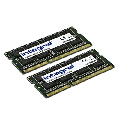 Imagen de Integral 16GB(2x 8GB) DDR3 RAM 1600MHz SODIMM Kit de memoria para laptop, notebook, MacBook