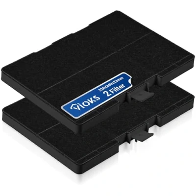 Imagen de VIOKS Juego de 2 filtros carbón activo Bosch 11026771 DHZ5346 y filtro para campana extractora,
