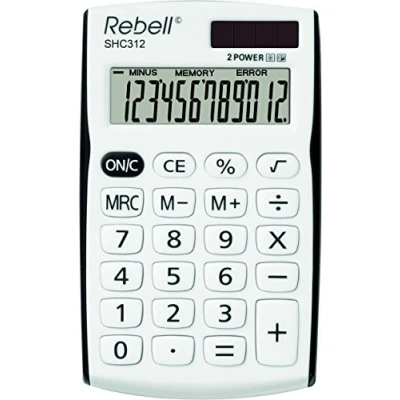 Imagen de Rebell SHC322 calculadora de bolsillo Negro