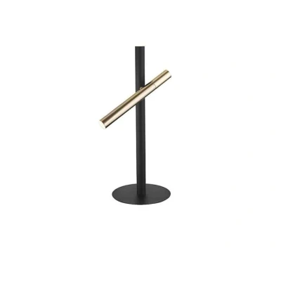 Imagen de Schuller Valencia Varas lámpara de mesa LED, negro/oro, versión 2 luces