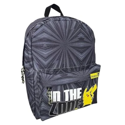Imagen de Pokémon Mochila juvenil, escolar,Pikachu,Adaptable a carro, Color Gris, Unisex, Producto Oficial (CyP Brands)