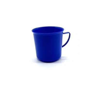 Imagen de Kimmel taza con asa, de té, café, reutilizable, irrompible, 330 ml, plástico, azul, 1 unidad (1 unidad)