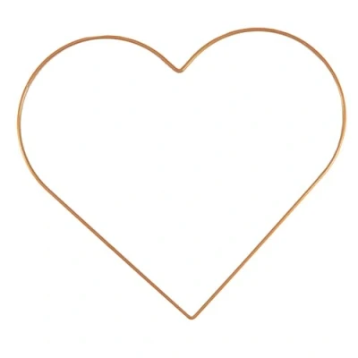 Imagen de Vaessen Creative Metal en Forma de Corazón, Dorado, 32 cm x 3 mm, para Manualidades, Aro Atrapasueños, Anillo Guirnalda Tapiz Macramé, Ganchillo y Decoraciones Nupciales,