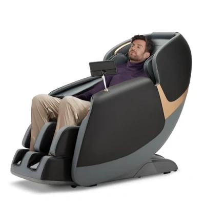 Imagen de ROTAI Silla de Masajes Grande Calor, Sillas para el Hogar, Reclinable con Masaje Gravedad Cero, Pantalla Táctil LCD, Todo Cuerpo