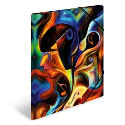 Imagen de HERMA 19857 carpeta de dibujo Artline con motivo Obra arte, A3, plástico resistente, impresión interior, 1 palmo