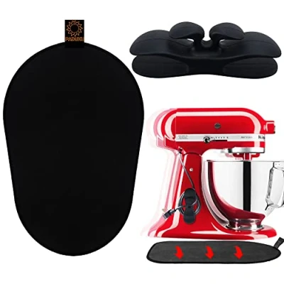 Imagen de Alfombrilla Deslizante para Batidora Kitchen aid Procesador De Alimentos Accesorios Con Organizado Cables Cocina Mover KitchenAid 5 8 Qt