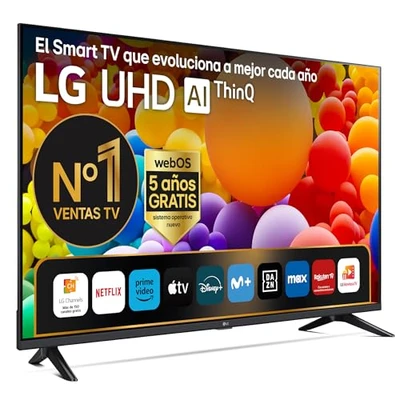 Imagen de LG 43UT73006LA 43 &quot;,UHD 4K, Serie UT73, Smart TV, WebOS24, Procesador a5, HDR10, Dolby Digital Plus, SmartTV, 3840x2160, Negro