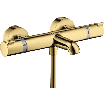 Imagen de Hansgrohe Ecostat Termostato de bañera Comfort visto, color oro pulido, 13114990