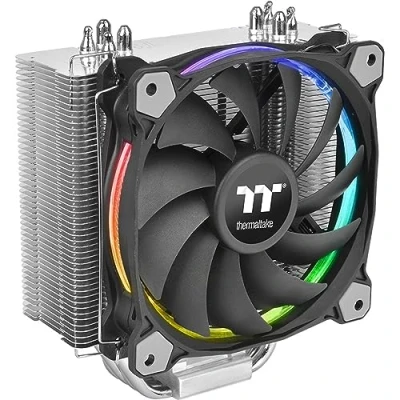 Imagen de Thermaltake Riing Silent 12 RGB Sync Edition Ventilador bajo Ruido 120 mm PWM, Color Negro