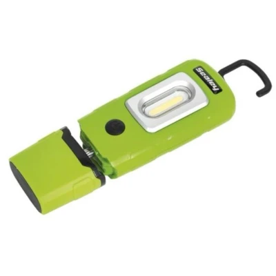 Imagen de SEALEY LED3601G Lámpara de mano LED 300, 100 3.7 con batería recargable, imán