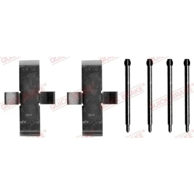 Imagen de QUICK BRAKE 109 1003 Kit de accesorios, pastillas frenos BMW: 7
