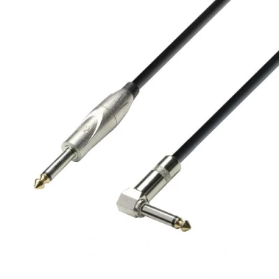 Imagen de Adam Hall Cables 3 STAR IPR 0300 Cable de Instrumento Jack 6,3 mm mono a acodado m