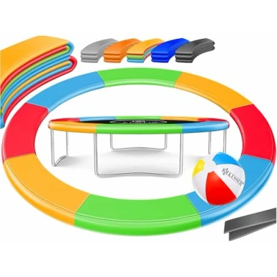 Imagen de KESSER® Funda de Borde trampolín, 30 cm Ancho, Resorte 100% Resistente a los Rayos UV, Ø 305 cm, Multicolor