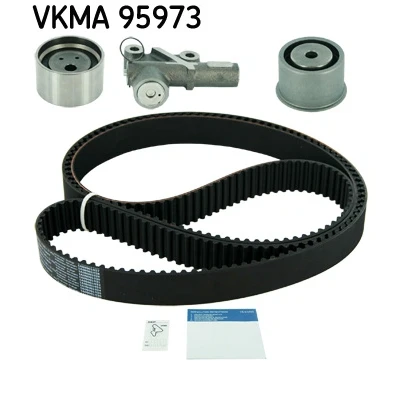 Imagen de SKF VKMA 95973 Kit de correa distribución 251 con amortiguador tensado, rodillo tensor perfil redondeado dientes