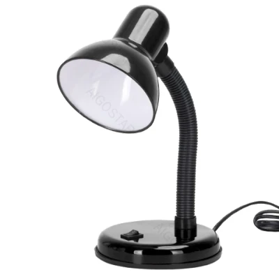 Imagen de Aigostar Lámpara de Escritorio Retro， Flexo Led sin Bombilla， mesa Compatible con Bombillas Modelo E27， Máx 240V， Lampara Lectura para Leer， Trabajar， Estudiar，Negro