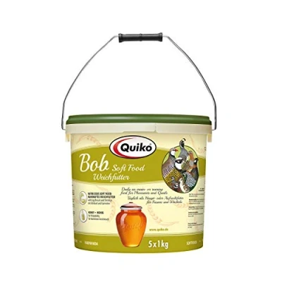 Imagen de Quiko Bob 5kg pienso Blando para codornices, faisanes, Varios Tipos de Pollos y Aves Tierra