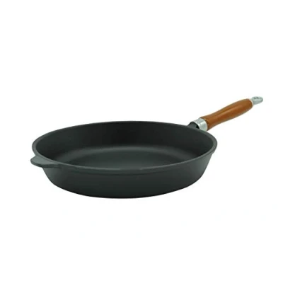 Imagen de Karl Krüger 60028 Cacerola (Alrededor, Wok/Stir Fry pan, Negro, Esmalte, hierro fundido, Cerámico, Gas, Halógeno, Inducción, Placa de sellado, 28 cm)