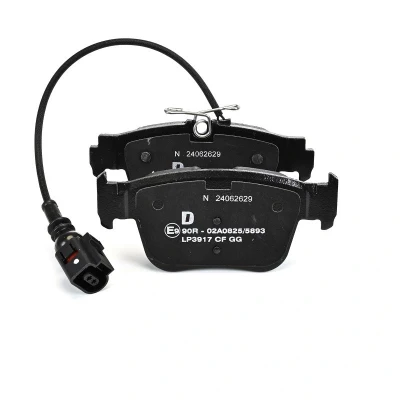 Imagen de DELPHI LP3917 Juego de pastillas freno con contacto avisador desgaste Chapa antichirridos sin accesorios AUDI: A3 Sportback