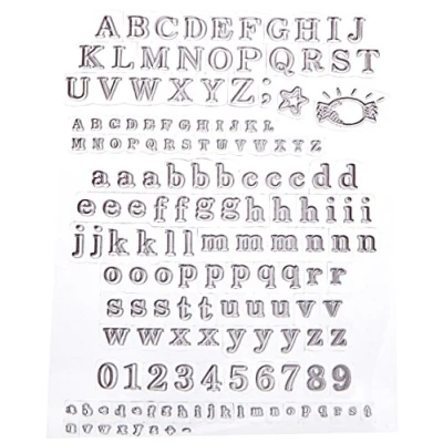 Imagen de Artemio Juego de Sellos, diseño Alfabeto IV, Transparente