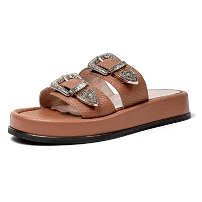 Imagen de L37 HANDMADE SHOES It&#039;s You, Sandalia Mujer, marrón, 36 EU