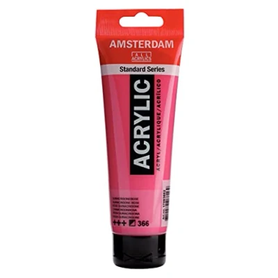 Imagen de Amsterdam Standard Series Colores Acrílicos Tubo 120 ml Rosa Quinacridona 366 (17093662)