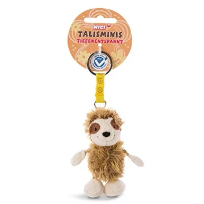 Imagen de NICI Llavero Perezoso 7cm, Estampado Animal, Color marrón/Beige, 7 cm (47551)