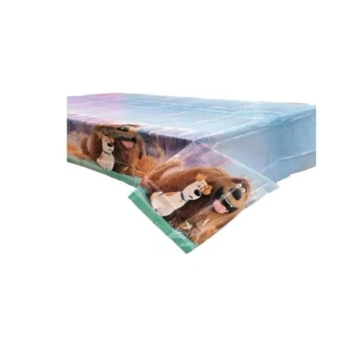 Imagen de ALMACENESADAN, 5156, Pack Fiesta cumpleaños; Mantel 120x180 cm; de la Licencia (Mascotas)