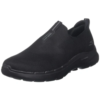 Imagen de Skechers Go Walk 6, Zapatillas Hombre, Black Textile BBK, 44 EU