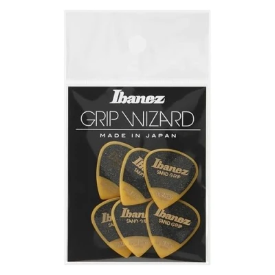 Imagen de Ibanez ppa16hsgye asistente serie, arena Grip Púas 6 unidades, 1,0 mm), color amarillo
