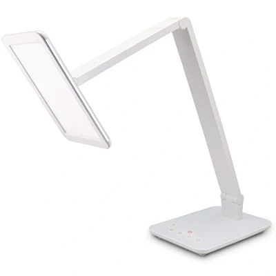 Imagen de FeinTech LTL00100 Lámpara de Escritorio 550 lumen 10 watts Brillo Regulable blanco Caliente Ajustable A Frío Clase eficiencia energética