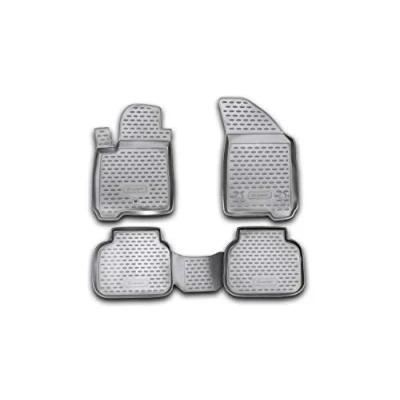 Imagen de Element Alfombrillas Interior de Coche a Medida TPE Dodge Journey, 2008 &gt;, 4 pcs, Negro