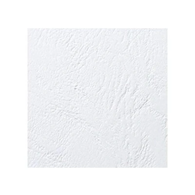 Imagen de GBC LeatherGrain Cubiertas de encuadernación (formato A5, 250 g/m²), color blanco