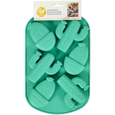 Imagen de Wilton Molde de silicona 6 CAV PRT para fiesta cactus cavidades
