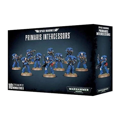 Imagen de Games Workshop 99120101190 &quot;Space Marines Primaris Intercessors Kit de plástico, Negro, 2,28 x 5,91 8,9 cm; 260 Gramos