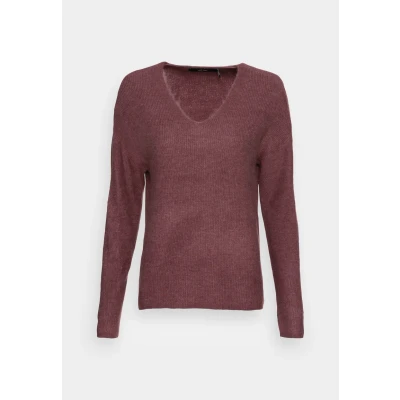 Imagen de Vero Moda Vmcrewlefile V NECK Jersey de punto, Mujer, Talla: XXL, Rose brown melange
