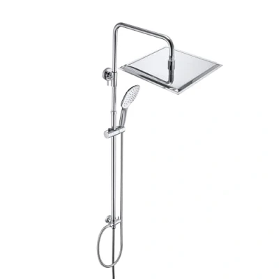 Imagen de JOHO 304 Conjunto de Ducha sin Grifo sinThermostato Monomando Acero inoxidable con Cabezal Cuadrada lluvia 30x30cm