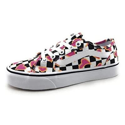 Imagen de Vans Filmore Decon, Zapatillas Mujer, Multicolor Hearts Checkerboard Multi White, 37 EU