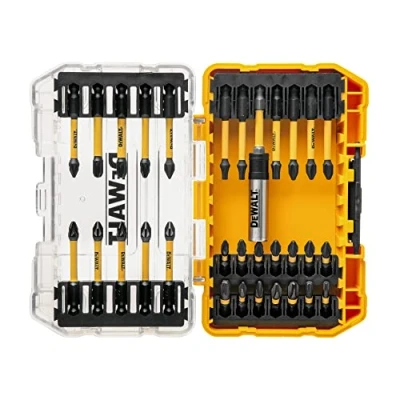 Imagen de DEWALT DT70730T QZ Juego de 25 piezas en estuche tipo Tough Case para atornillar con llaves vaso limpieza fácil.